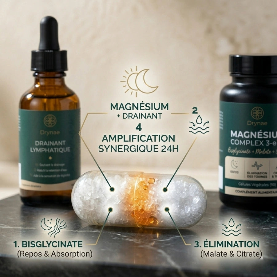 Magnésium Complex 3-en-1 | Le complément parfait de votre cure drainante